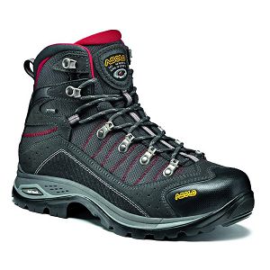 Asolo Drifter Evo Gv Mens Hiking Boots Outlet Canada Grey/Black/Red (Ca-3820169)